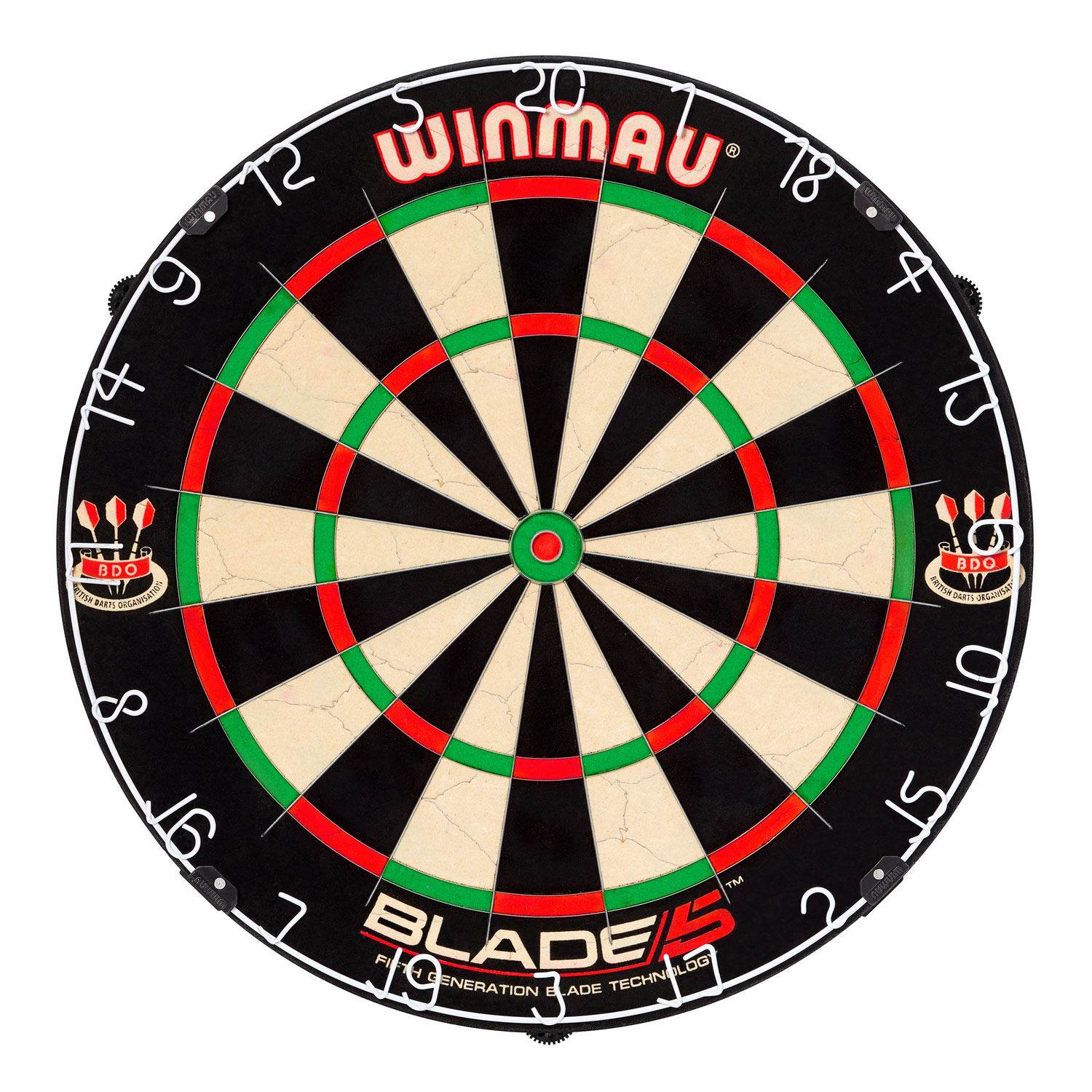 WINMAU BLADE 5 Dartboard für Steeldarts Darts & Billard Shop BCE AG
