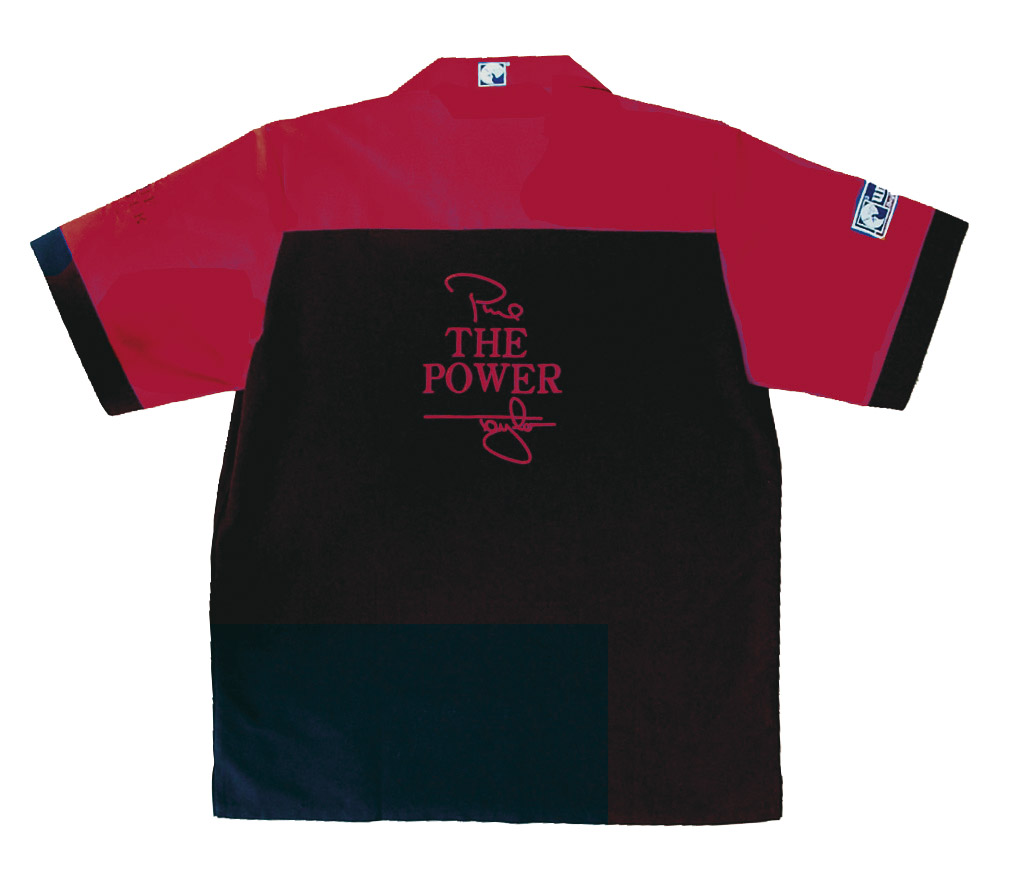 UNICORN DART SHIRT Phil 'THE POWER' Taylor Schwarz/Rot Dart
