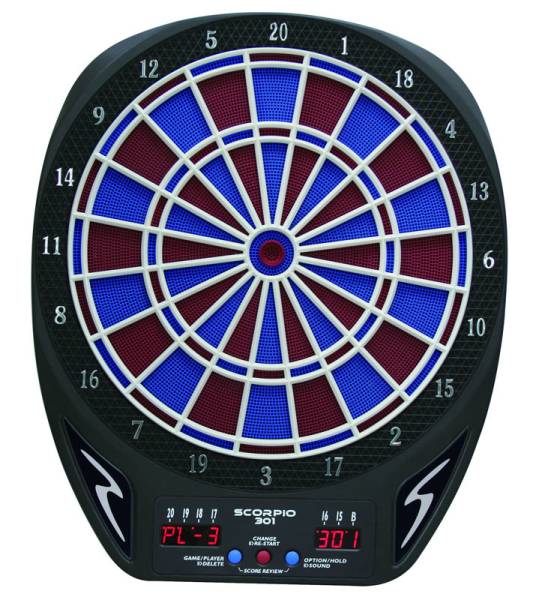 Elektronische Dartscheibe - SCORPIO 301 - E-Darts - 2-Loch