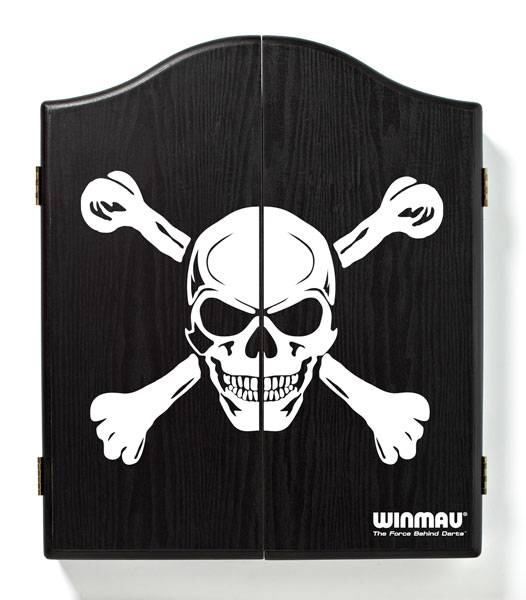 WINMAU Dartboard Cabinet - Pirat (dunkel) - 4001