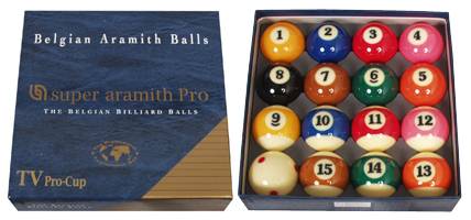 ARAMITH TV PRO CUP - Set de billes de billard - Ø 57,2 mm