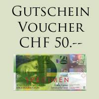 CHÈQUE CADEAU CHF 50.-- CHÈQUE CADEAU CHF 50.--