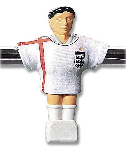 ENGLAND - Trikot für Töggelikasten / Tischfussball - Set à 11 Stück