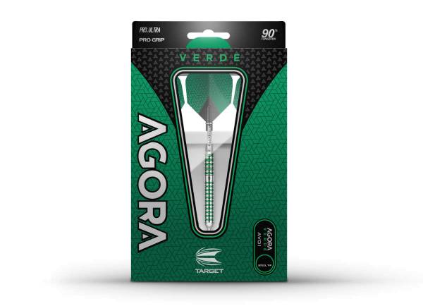TARGET AGORA VERDE AV01 - Fléchettes acier - 22g (+/- 0.05g) - 90% T