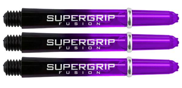 HARROWS Supergrip Fusion Purple - Shafts - MIDI (40 mm) - 3 pieces