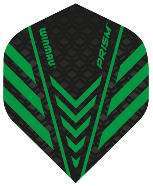 WINMAU PRISM - Flights - GREEN - 3 pieces - extra thick!