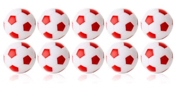 WINSPEED Robertson Table Soccer Ball - white/red - 10 balls