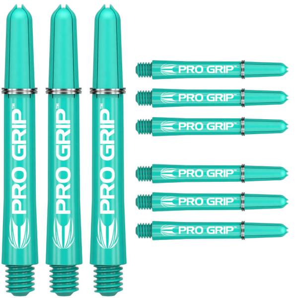 TARGET PRO GRIP - AQUA - MEDIUM - 9 pièces tiges de fléchettes