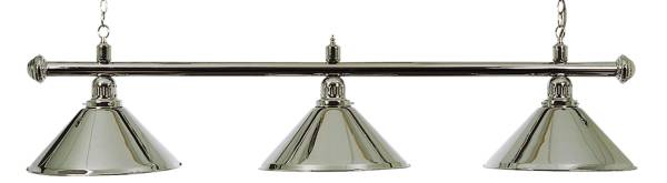 Lampe de billard BUFFALO X3 CHROME - 3 abat-jours