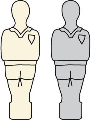 GARLANDO G-500 YELLOW EARTH - Tischfussball