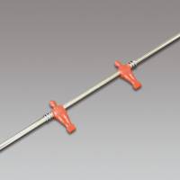 Barre de jeu standard GARLANDO - défenseurs - rouge - 16 mm Barre de jeu standard GARLANDO - défenseurs - rouge - 16 mm