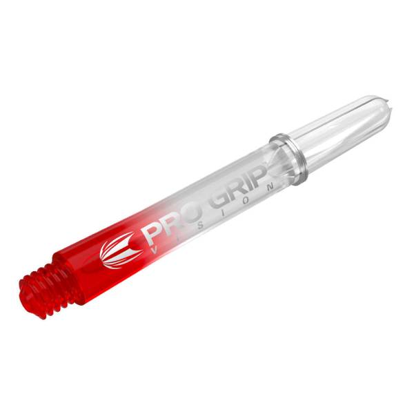 TARGET PRO GRIP VISION - RED - INTERMEDIATE - 9 Stück Dart Shafts
