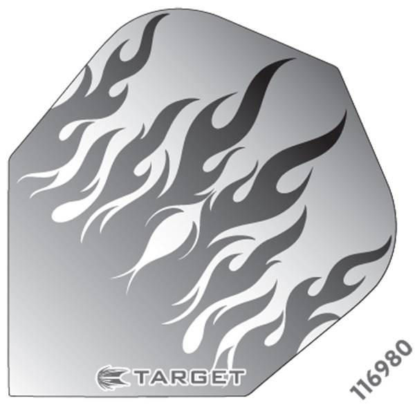 TARGET VISION PRO 100 - Flight - 3 Stück - Grey Flames