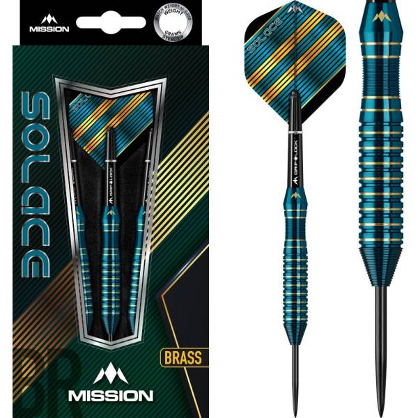 MISSION SOLACE - Steel Darts - 22g - Messing