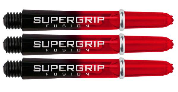 HARROWS Supergrip Fusion Red - Shafts - SHORT (33 mm) - 3 Stück