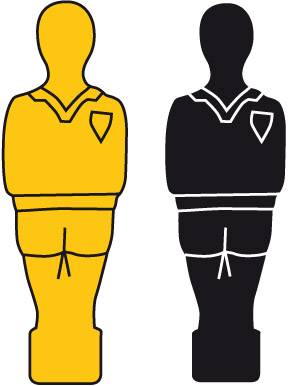 GARLANDO G-500 TIGER - Tischfussball