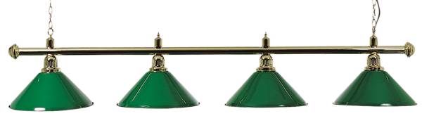 Billard Lamp BUFFALO X4 GREEN - 4 shades