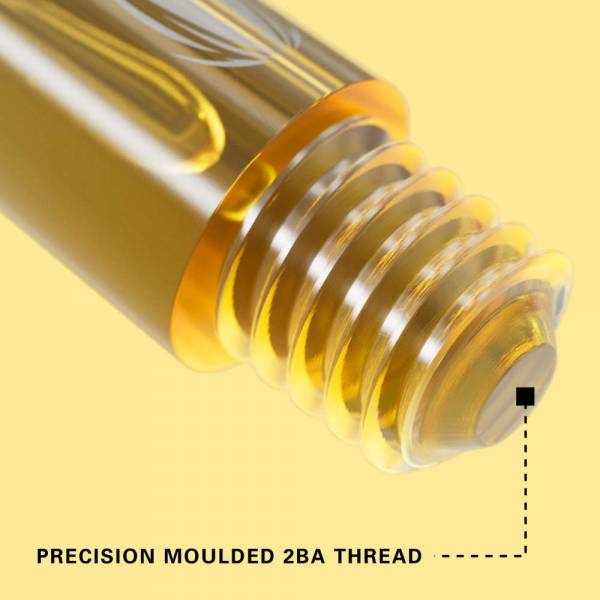 TARGET PRO GRIP VISION - YELLOW - INTERMEDIATE - 9 pièces tiges de fléchettes