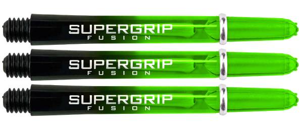 HARROWS Supergrip Fusion Green - Shafts - MEDIUM (47 mm) - 3 pieces