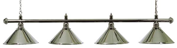 Billard Lamp BUFFALO X4 CHROME - 4 shades