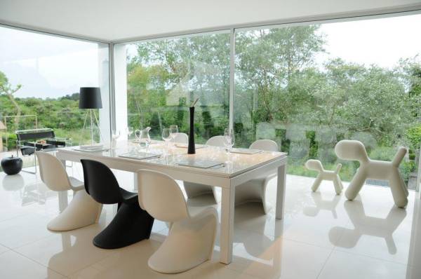 Fusiontable - Weiss Glanz Pulverbeschichtet