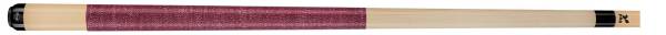 VIKING A229 Burgundy/White - Pool Billiard Cue - Handmade in USA