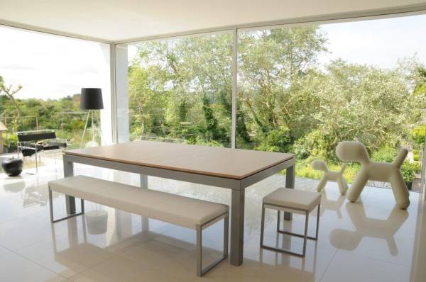 Fusiontable - Aluminium Matt Pulverbeschichtet