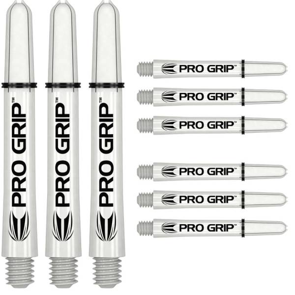 TARGET PRO GRIP - WHITE - INTERMEDIATE PLUS - 9 pieces dart shafts
