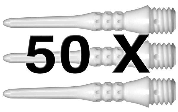 TARGET PIXEL TIPS white - 25 mm - 50 pcs