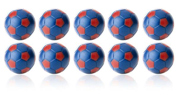 WINSPEED Robertson Table Soccer Ball - Blue/Red - 10 balls