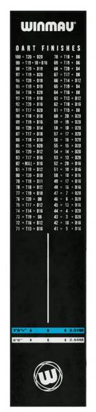 WINMAU® Tapis de fléchettes en polyester antidérapant