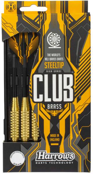 HARROWS CLUB BRASS - Steeldarts - 19g - Messing