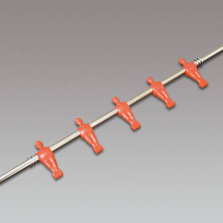 GARLANDO STANDARD PLAYING ROD - Midfield - red - 16 mm