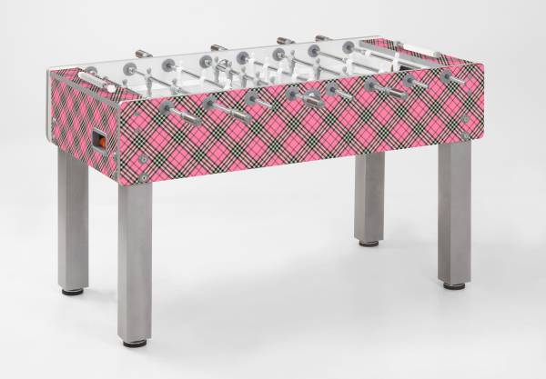 GARLANDO G-500 TARTAN DEEP PINK - Tischfussball