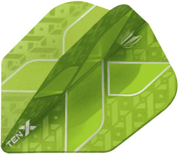 TARGET Ten-X - Lime - Flights - 3 Stück