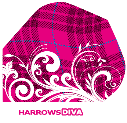 HARROWS DIVA 100 - Flight - 3 Stück