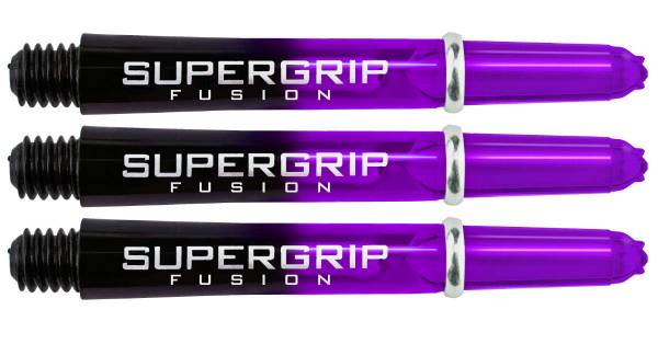 HARROWS Supergrip Fusion Purple - Shafts - SHORT (33 mm) - 3 Stück
