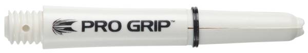 TARGET PRO GRIP - 3 SHORT nylon shafts with rings - white