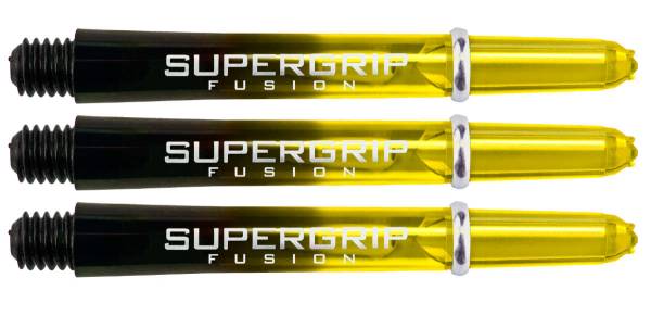 HARROWS Supergrip Fusion Yellow - Shafts - MIDI (40 mm) - 3 Stück