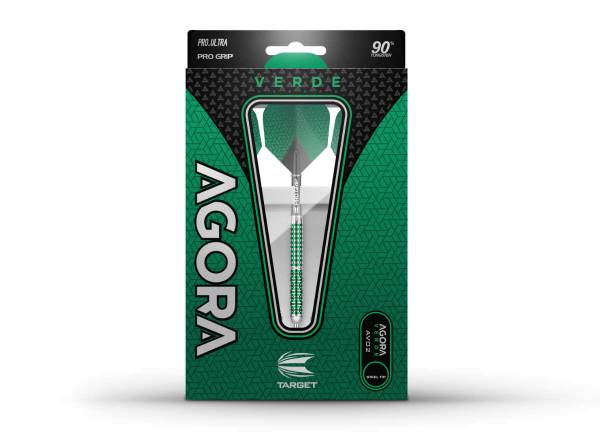TARGET AGORA VERDE AV02 - Steel Darts - 25g (+/- 0.05g) - 90% T