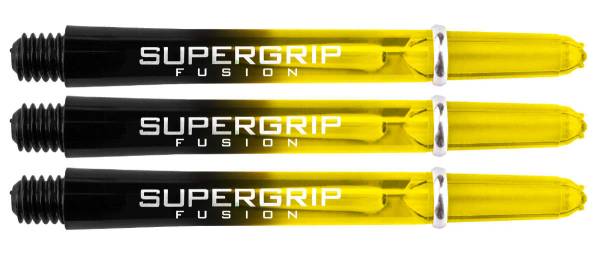 HARROWS Supergrip Fusion Yellow - Shafts - MEDIUM (47 mm) - 3 Stück