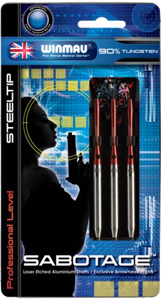 Steeldart WINMAU SABOTAGE - 90% Wolfram - 24g - +/- 0.1g