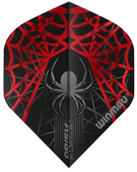 WINMAU ALPHA Darts Flights - 3 Stück - Extra stark!