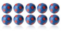 Robertson WINSPEED balles pour baby-foots - bleu/rouge - 10 pièces Robertson WINSPEED balles pour baby-foots - bleu/rouge - 10 pièces