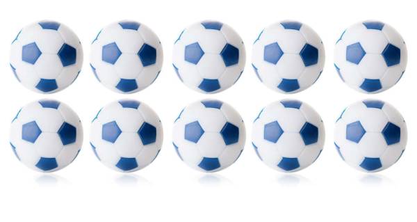 WINSPEED Robertson Table Soccer Ball - white/blue - 10 balls