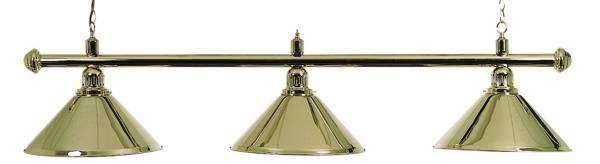 Billard Lamp BUFFALO X3 BRASS - 3 shades