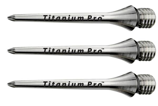 TARGET TITAN-Spitzen für E-Darts - 26 &amp; 30 mm - SILBER