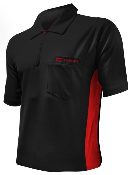 Target Coolplay Hybrid - BLACK & RED - Dart Shirt