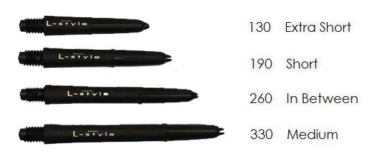 L-Style L-SHaft Straight - BLUE 260 - INTERMEDIATE - 3 pieces - fits to L-Flight EZ L1