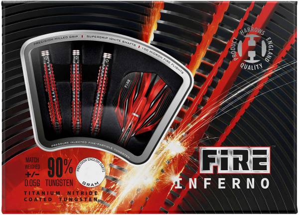 Harrows Fire Inferno - 21g - 90% T - +/- 0.05g - Steeldarts